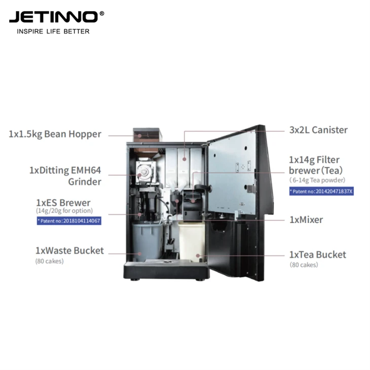 Fresh Coffee Tea Auto Vending Machine -- JL26-ESFB4C-P price
